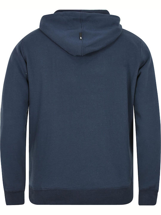 Basehit Men's Sweatshirt with Hood and Pockets Navy