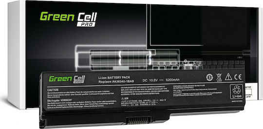 Green Cell Compatible Battery for Toshiba Satellite C650/C650D/C660/C660D/L650D with 5200mAh