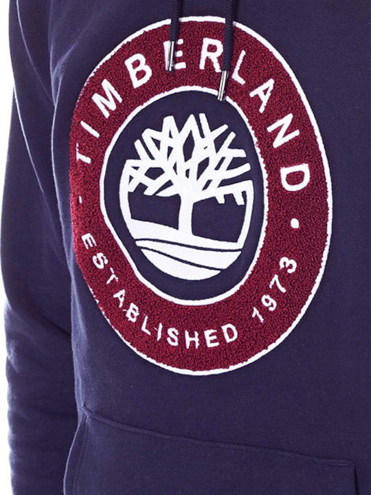 Sweatshirt mit Kapuze Marineblau