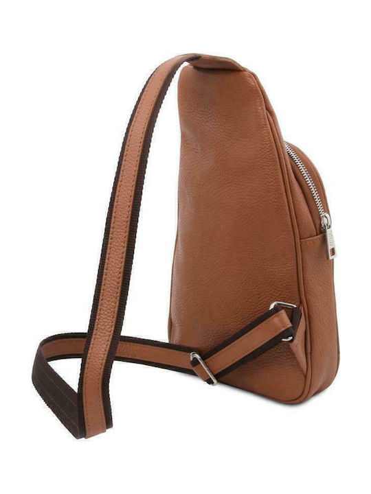 Albert Lederne Herren Tasche Sling Braun