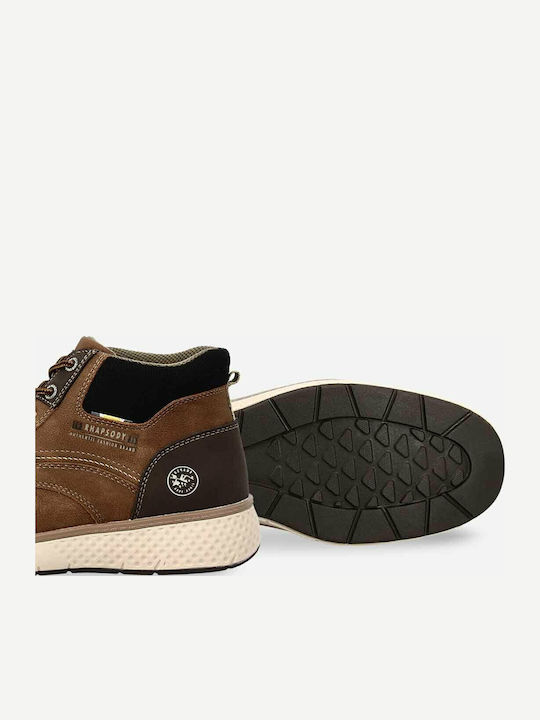 L589S417 Suede Tabac maro Ghete barbati