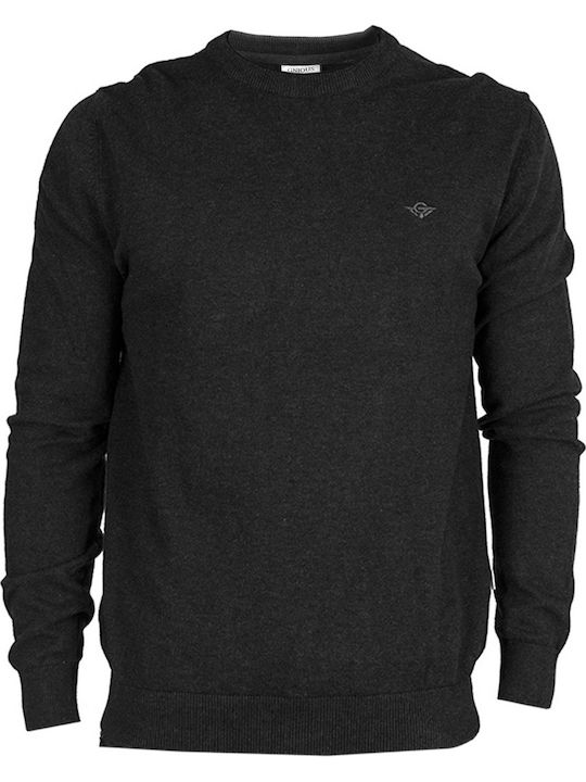 Gnious Men's Long Sleeve Sweater Black