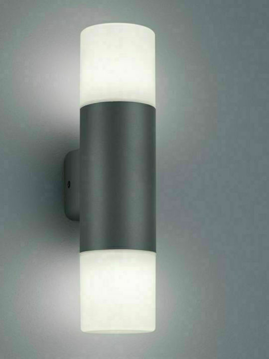 Trio Lighting Hoosic Wall-Mounted Outdoor Ceiling Light E27 IP44 Double Beam 8x33εκ.