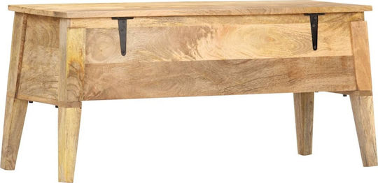 vidaXL Cufăr Din Lemn 99x35x48cm Din Lemn Masiv De Mango