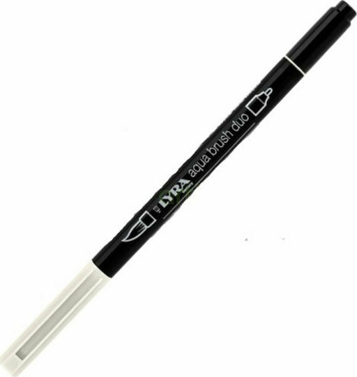 Lyra Aqua Brush Duo Design Marker 2mm Gray