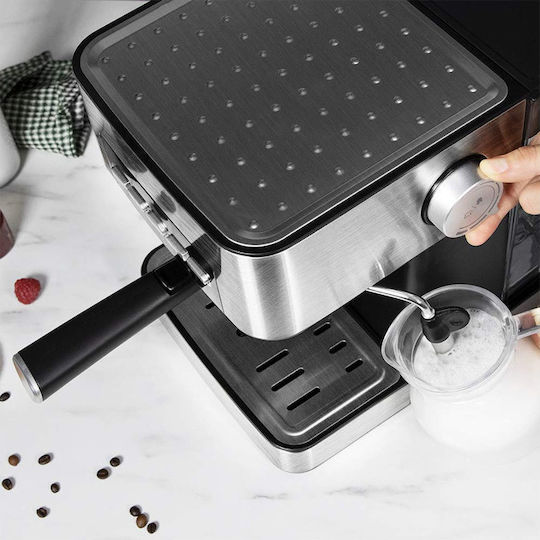 Cecotec Express Power Espresso 20 Matic Μηχανή Espresso 850W Πίεσης 20bar Ασημί