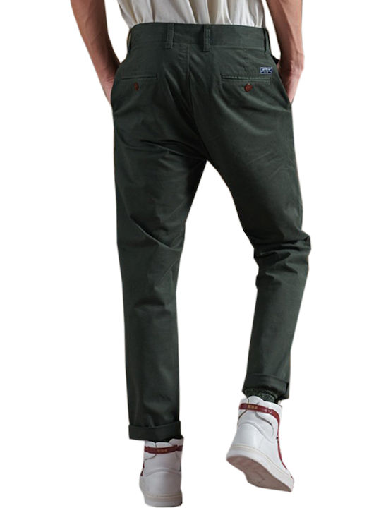 Παντελόνι Chino Ελαστικό σε Slim Εφαρμογή Χακί