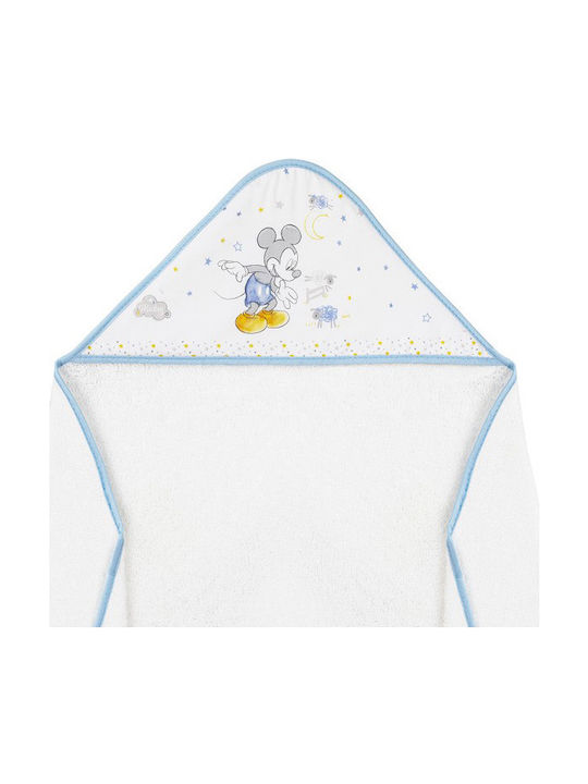 Interbaby Βρεφική Κάπα-Μπουρνούζι με Κουκούλα 100x100εκ.