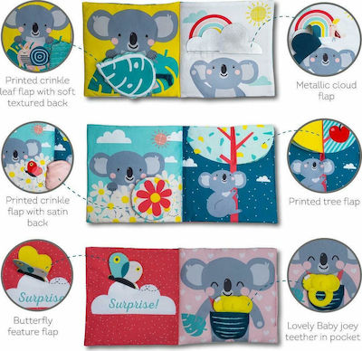 Taf Toys Activity Book Βιβλίο με Μαλακές Σελίδες Where is Joey made of Fabric with Music for 6++ Months