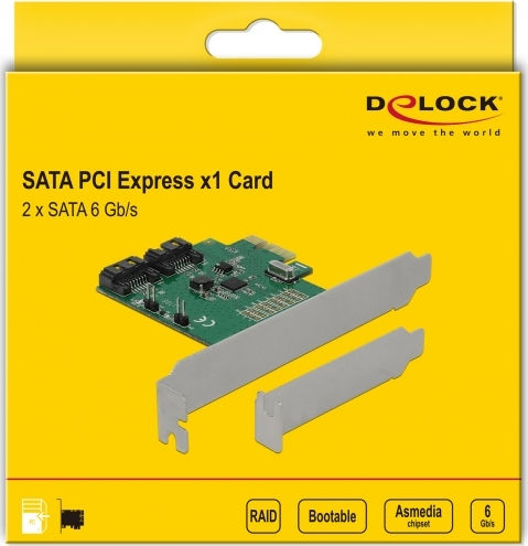 DeLock Κάρτα PCI σε 2 θύρες SATA
