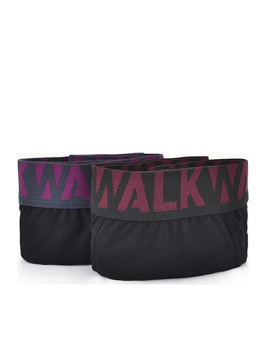 Herren Boxershorts Schwarz 2Packung