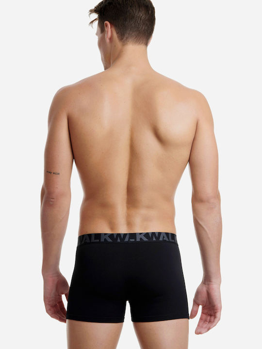 Herren Boxershorts Schwarz 2Packung