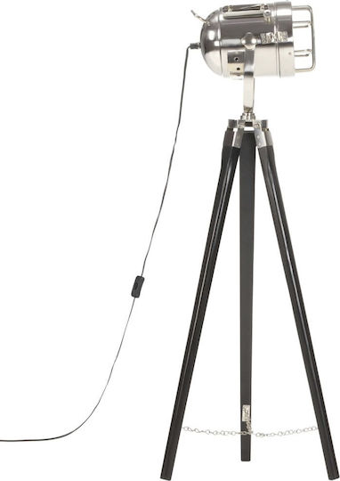 vidaXL Vintage Lampa de podea Î97xL24cm. cu Soclu pentru Bec E27 Negru