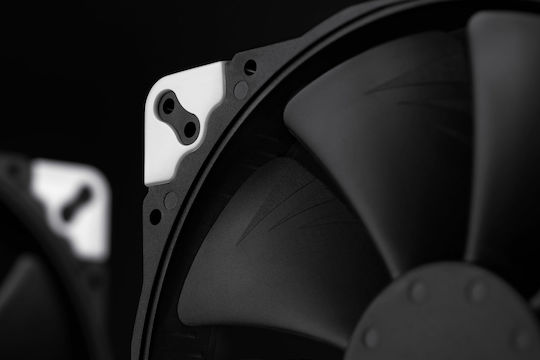 Noctua NF-A20 chromax.black.swap Case Fan 200mm (800rpm / 86.46cfm) Without LED Lighting and 4-Pin PWM Connection