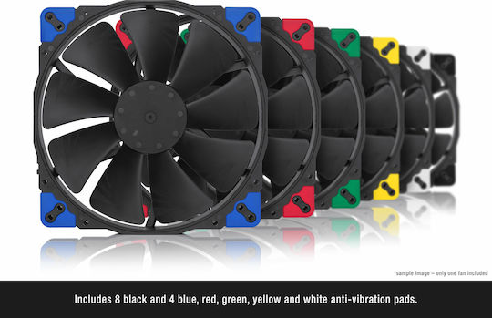 Noctua NF-A20 chromax.black.swap Case Fan 200mm (800rpm / 86.46cfm) Without LED Lighting and 4-Pin PWM Connection