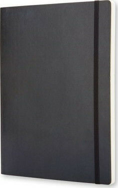 Moleskine Notebook with Blank Pages and Elastic Black QP623EN