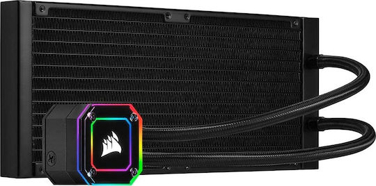 Corsair iCUE H115i Elite Capellix CPU Water Cooling Dual Fan 140mm for Socket AM4/AM5/1200/115x with RGB Lighting