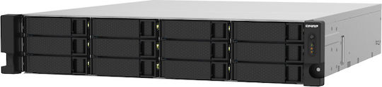 QNap TS-1232PXU-RP-4G NAS Rack with 12 slots for HDD/SSD and 2 Ethernet ports