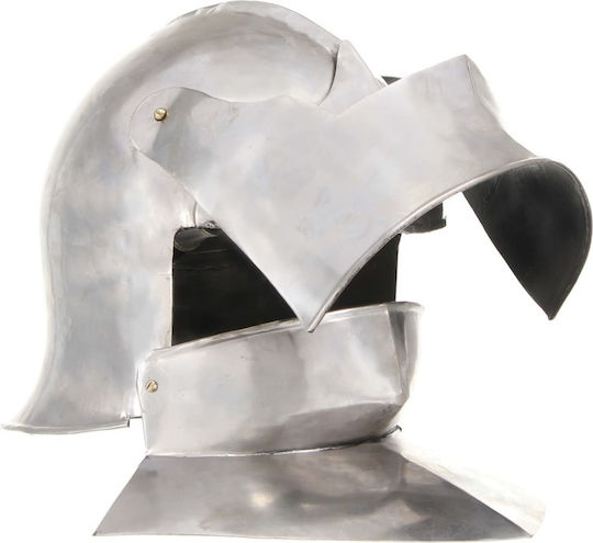 Karneval Ritter-Helm Silber 1Stück