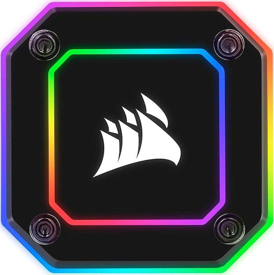 Corsair iCUE H100i Elite Capellix Υδρόψυξη Επεξεργαστή Διπλού Ανεμιστήρα 120mm για Socket AM4/1200/115x με RGB Φωτισμό