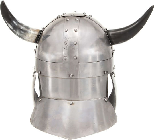 Karneval Ritter-Helm Silber 1Stück
