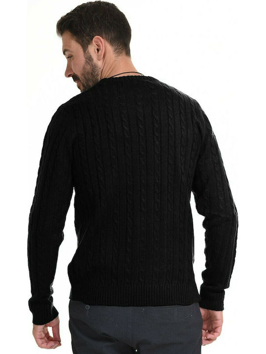 Splendid Herren Langarm-Pullover Schwarz