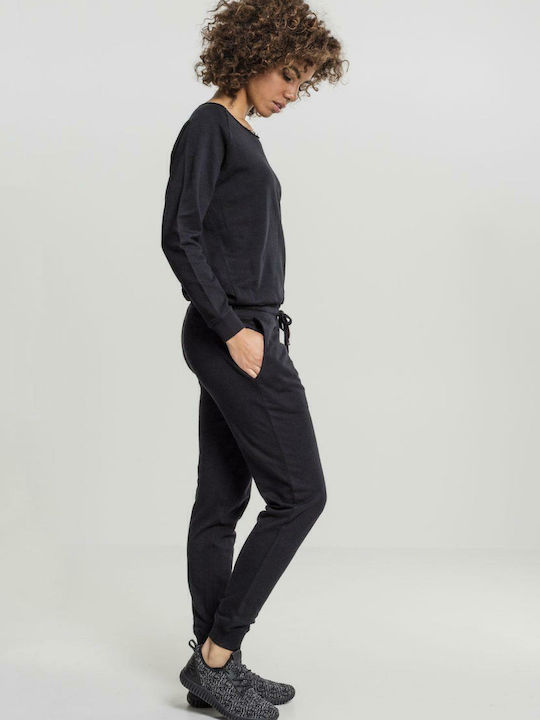 Women's Long-sleeved One-piece Suit Black