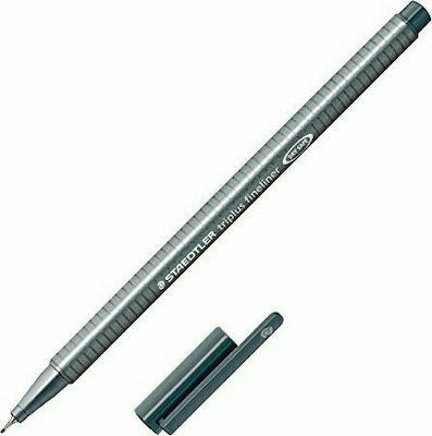 Staedtler Fineliner 334 Triplus Marker de Proiectare 0.3mm Gri