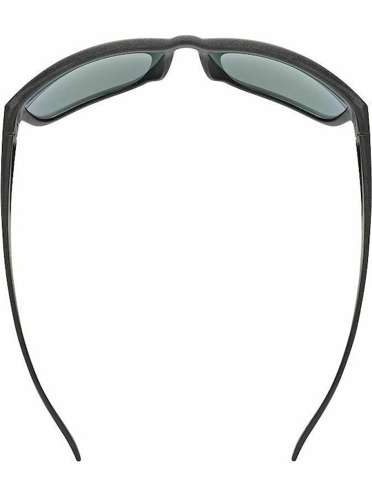 Uvex Lgl Ocean P Unisex Γυαλιά Ηλίου με Μαύρο Κοκκάλινο Σκελετό και Πορτοκαλί Polarized Καθρέφτη Φακό S5320882230