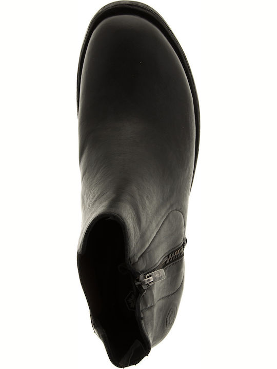 Roy Leather Black Men's Boots