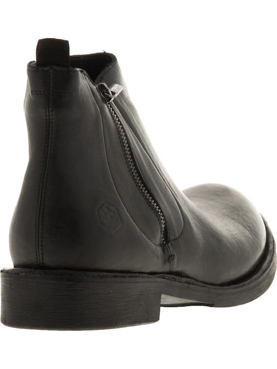 Roy Leather Black Men's Boots