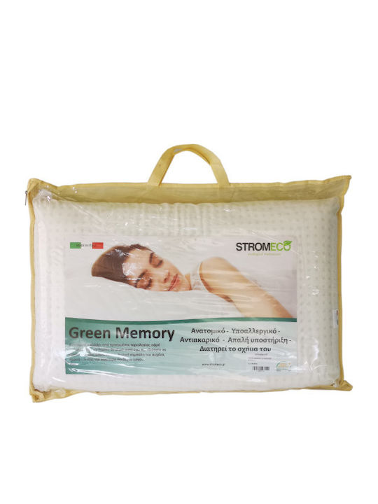 Strom Eco Green Memory Maxi Възглавница За Спане Мемори Пяна Анатомична 42x72x15cm
