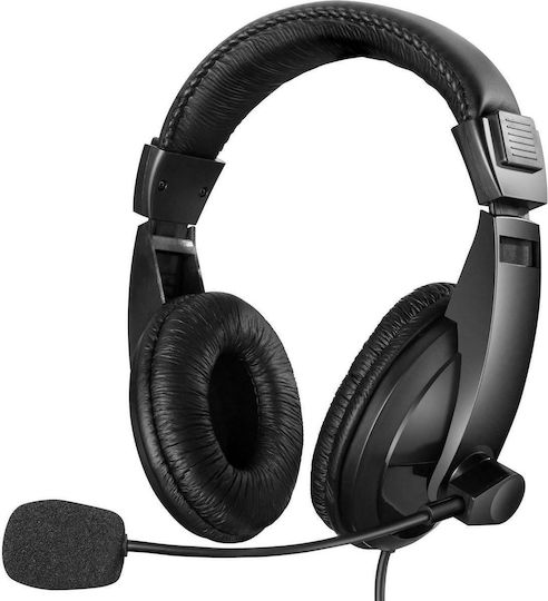 Sandberg Saver Large On Ear Multimedia Headphone with Microphone USB-A