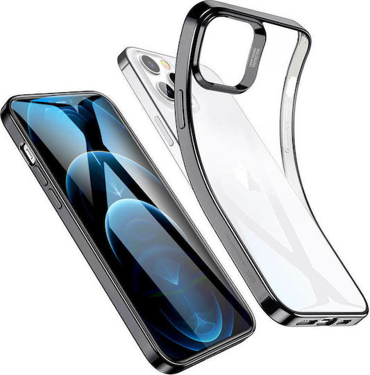 ESR Halo Задна корица Силикон 0.75мм Черен (iPhone 12 / 12 Pro)