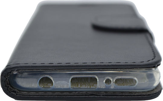 FANCY Wallet Synthetic Leather Black (Galaxy S9)