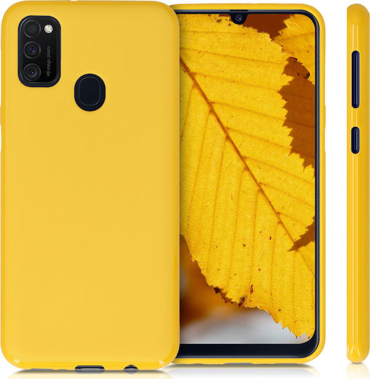 KWmobile Back Cover Silicone Yellow (Galaxy M21)