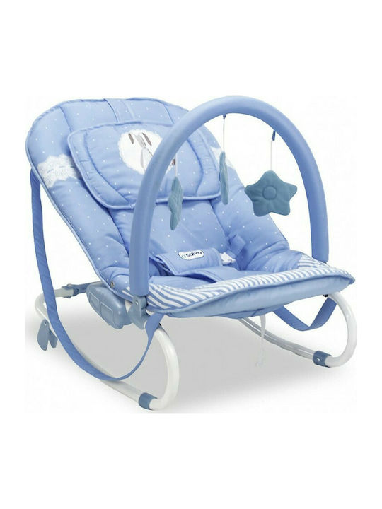 Asalvo Handbuch Baby Relax Baby Bouncer Bunny Light Blue für Kind bis 9kg