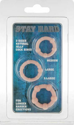 Seven Creations Stay Hard Cock Rings Set Cock Rings Schwanz Fleisch 3Stück