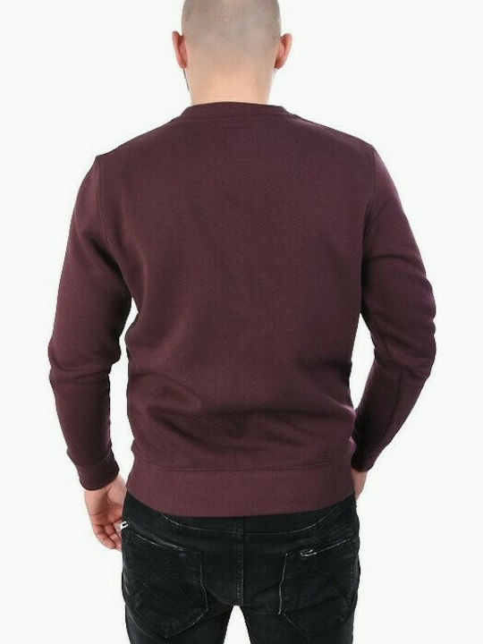 Alpha Industries Men's Sweatshirt Burgundy