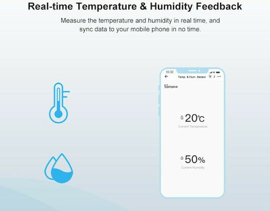 Sonoff Temperature Humidity Sensor Battery Wi-Fi & ZigBee