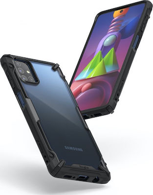 Ringke Fusion X Plastic Back Cover Durable Black (Galaxy M51)