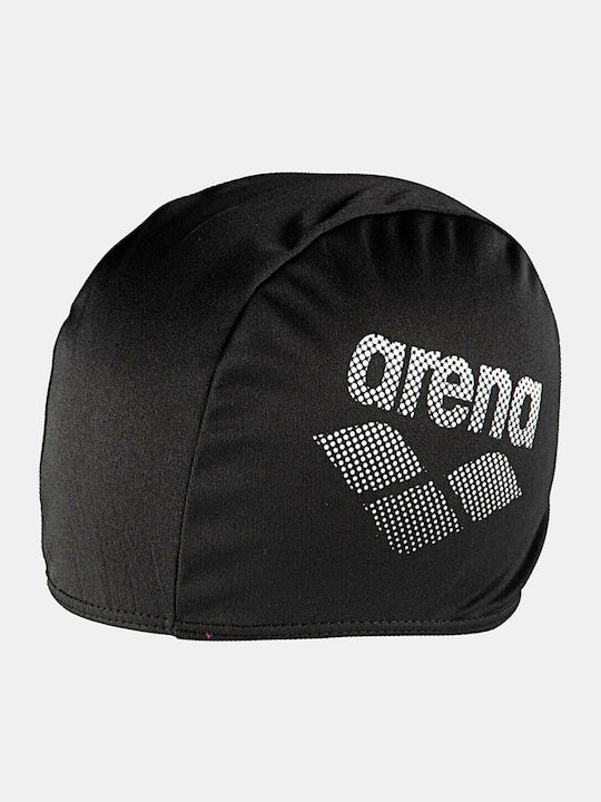 Arena Polyester Adults Swimming Cap Black