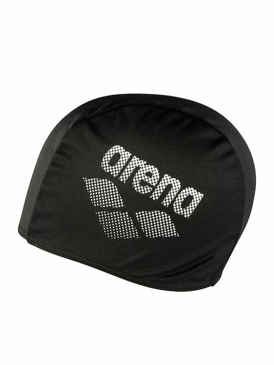 Arena Polyester Adults Swimming Cap Black