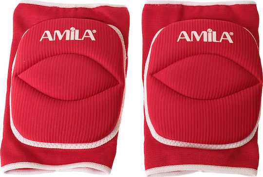 AMILA 83008 Adults Volleyball Knee Pads Red Large