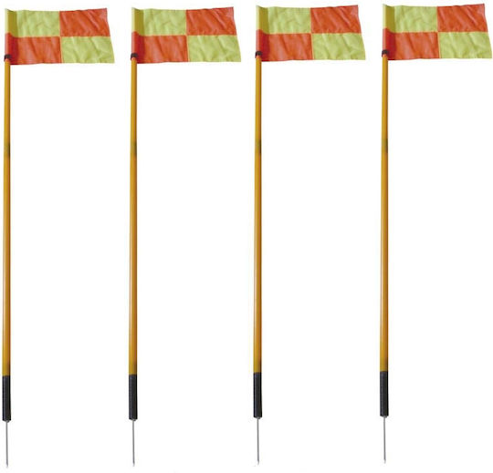 AMILA Fußballeckfahnen Set 1Stück Bunt