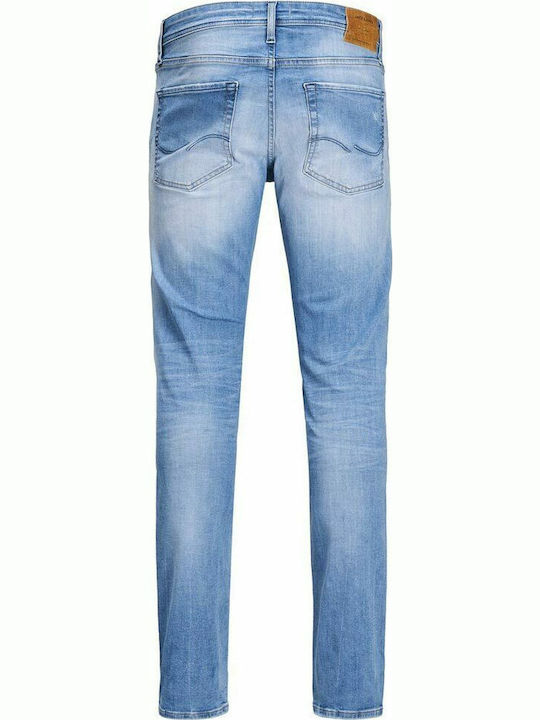 Jack & Jones Pantaloni de Bărbați din Jean în Croială Slim Albastru