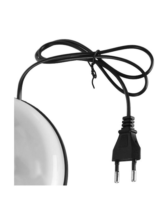 GloboStar Student Office Lamp with Flexible Arm for Socket E27 14x32cm in White Color