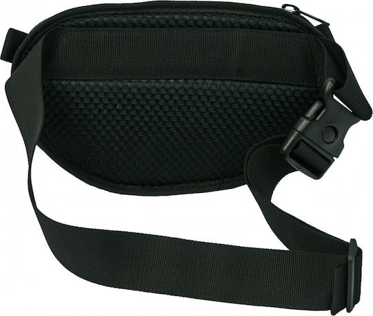 Colori Colori Militärische Tasche Taille aus Kunstleder Schwarz