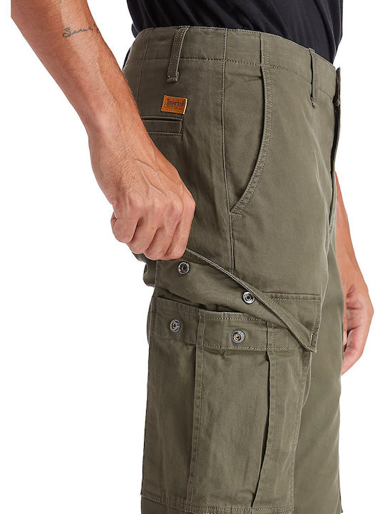 Hose Cargo Elastisch Khaki