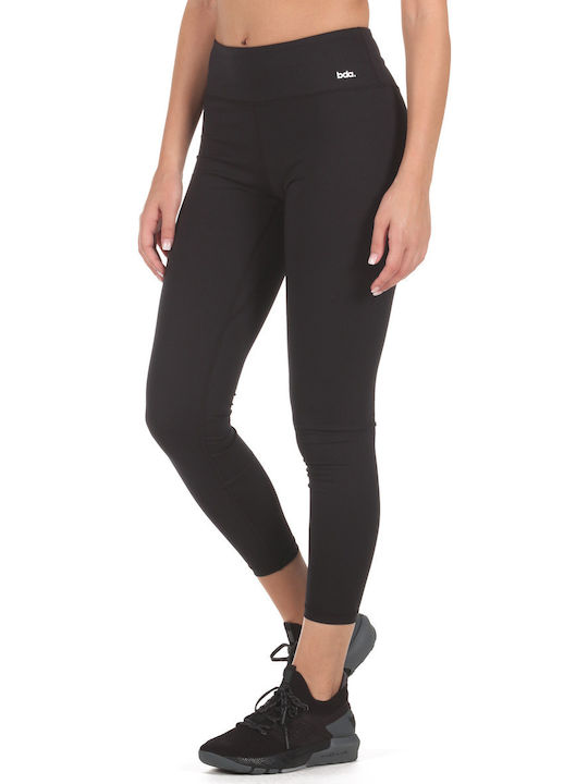 Instruire Colanti de femei Cropped Colanti Talie inalta Negru